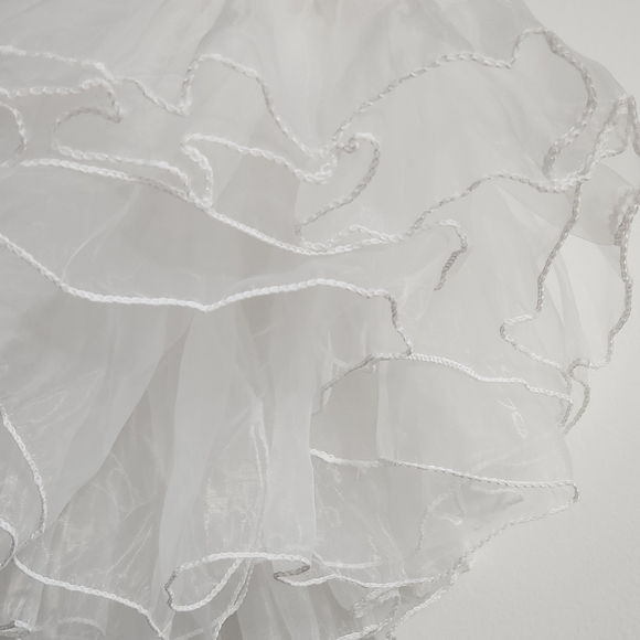 White Ruffled Skirt - Picture 2 of 5